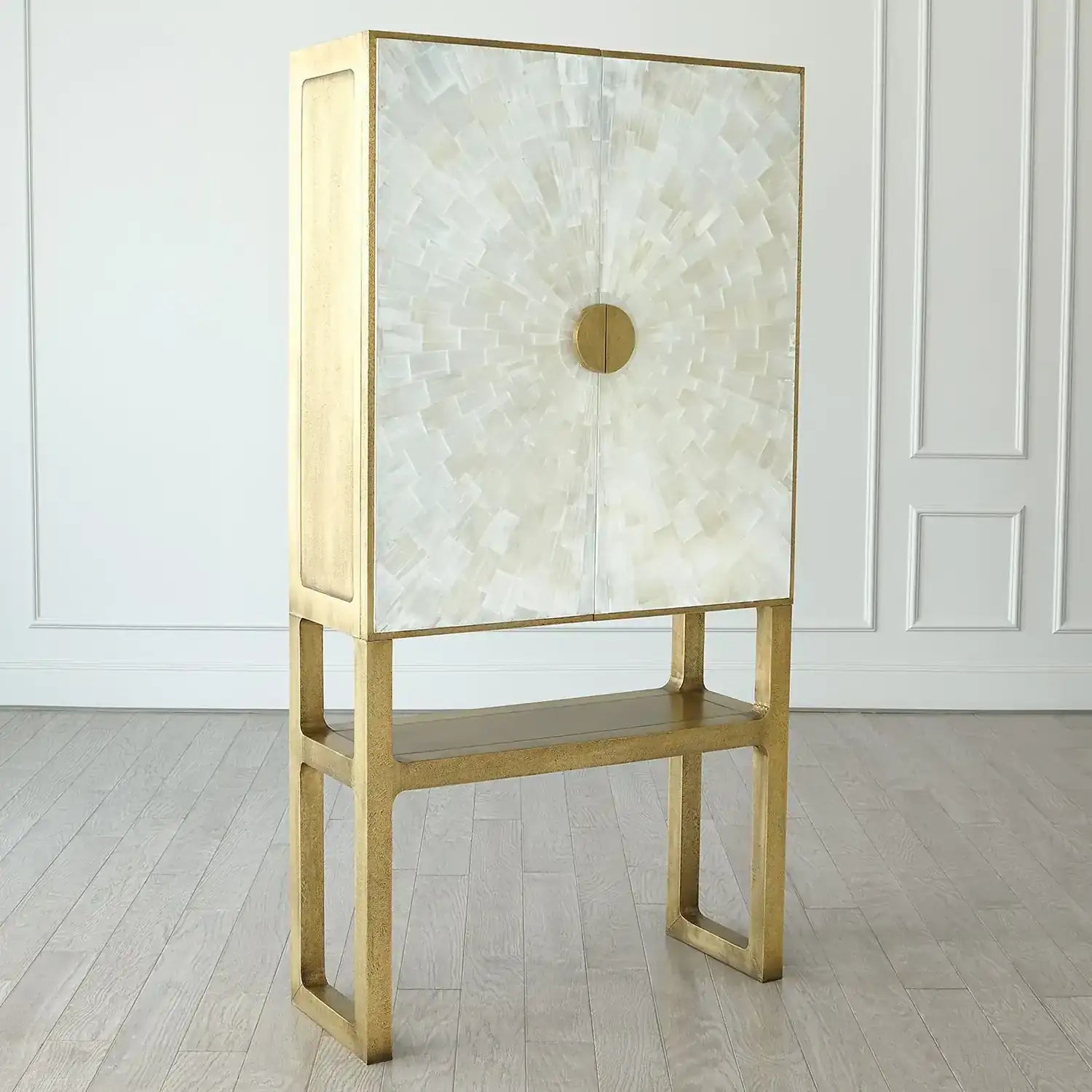 GLOBAL VIEWS GYPSUM BAR CABINET - Cabinets & Bar