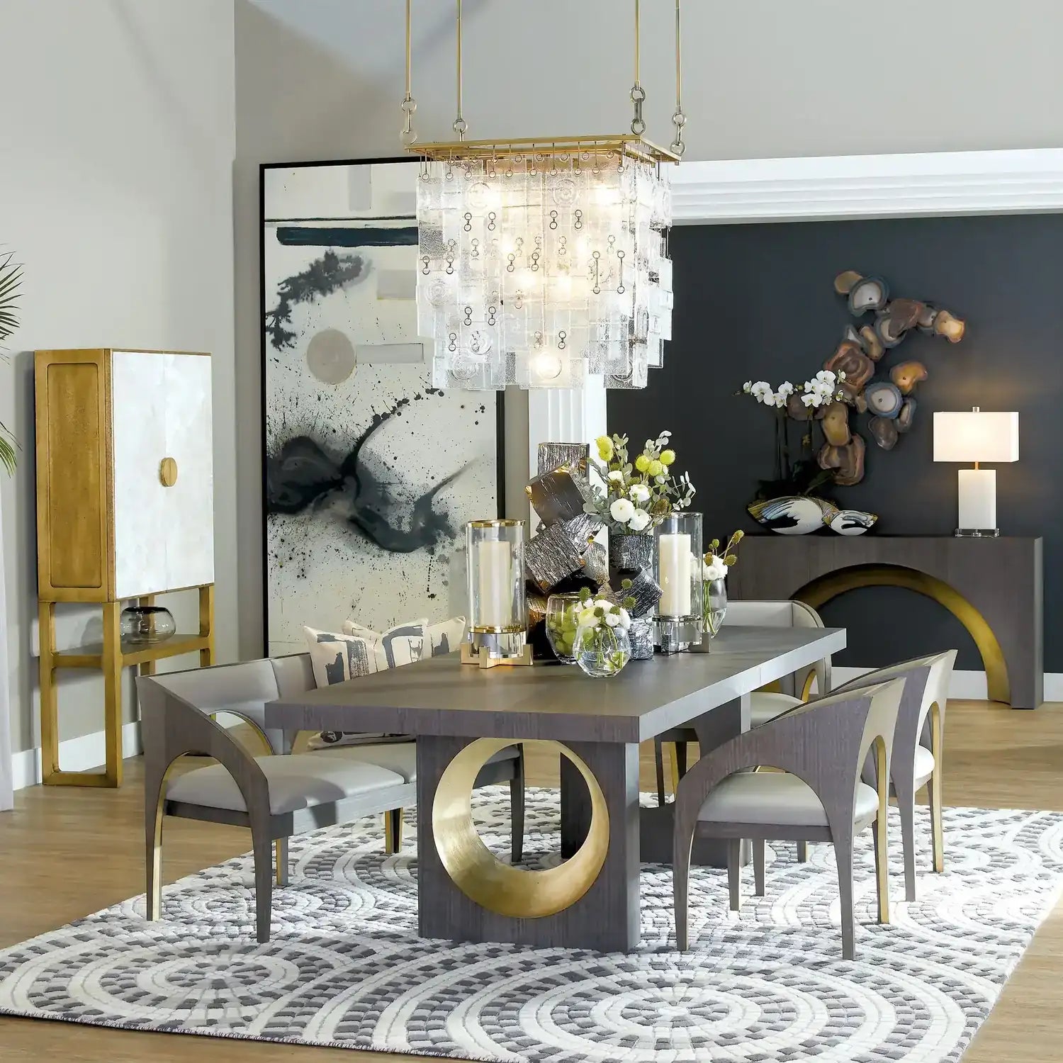 GLOBAL VIEWS GYPSUM BAR CABINET - Cabinets & Bar