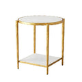 GLOBAL VIEWS CIRCLE/SQUARE SIDE TABLE - Side