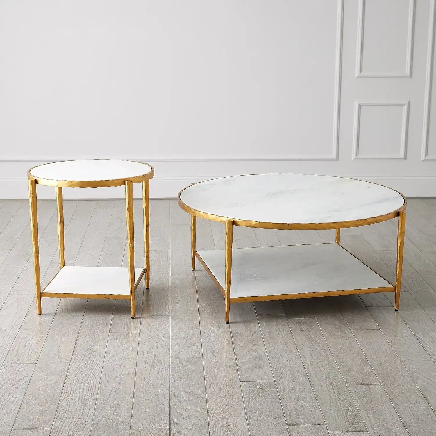 GLOBAL VIEWS CIRCLE/SQUARE SIDE TABLE - Side