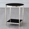 GLOBAL VIEWS CIRCLE/SQUARE SIDE TABLE - Side