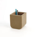 GLOBAL VIEWS RADIUS EDGE LEATHER PENCIL CUP - Decorative Accents