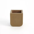 GLOBAL VIEWS RADIUS EDGE LEATHER PENCIL CUP - Decorative Accents