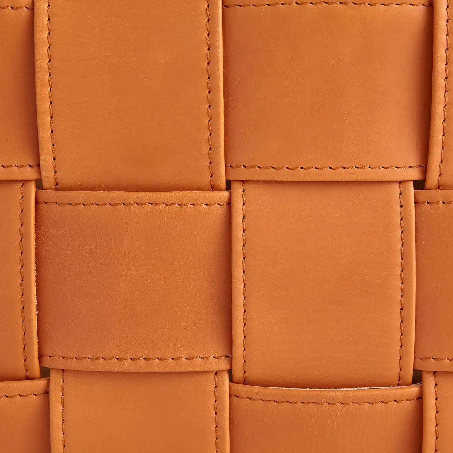 GLOBAL VIEWS SOFT WOVEN LEATHER BASKET - Decorative Accents