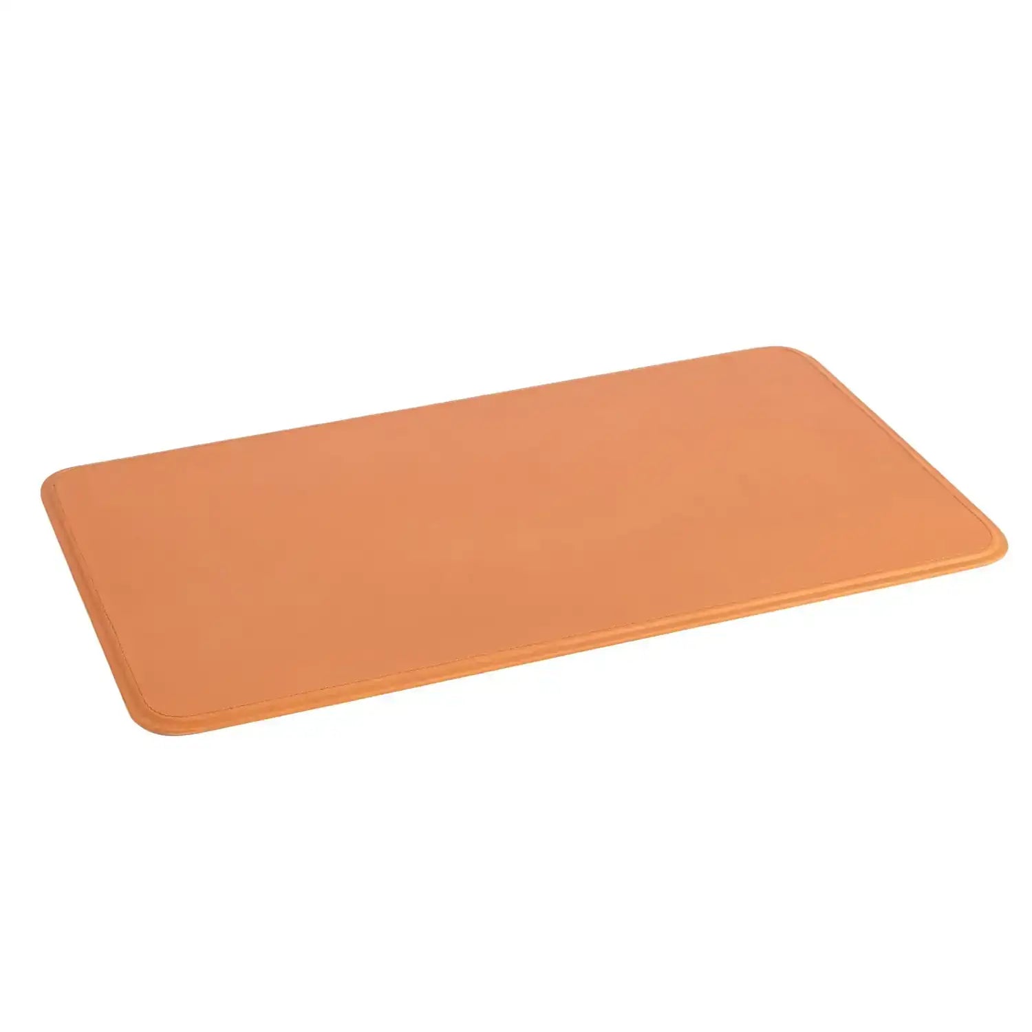 GLOBAL VIEWS RADIUS EDGE LEATHER DESK BLOTTER - Decorative Accents