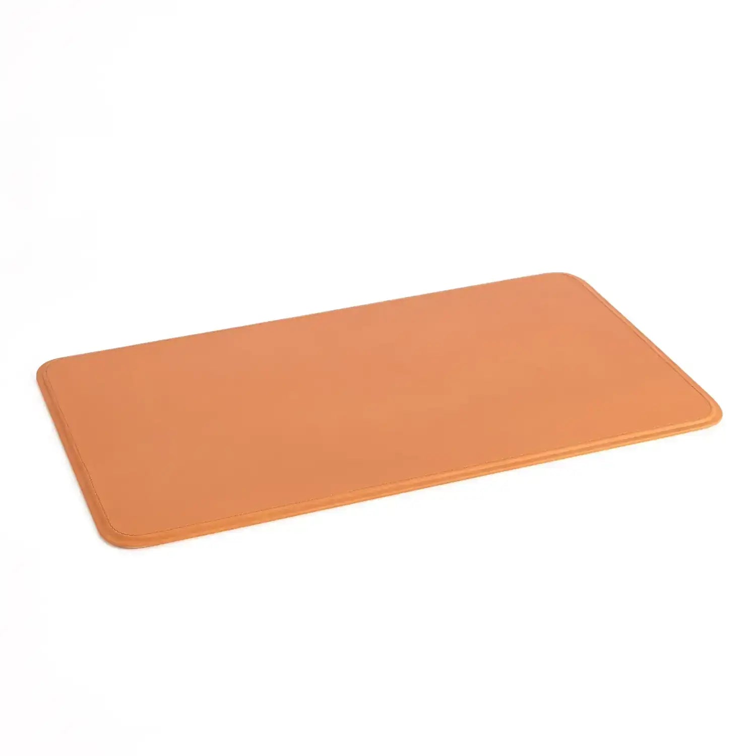 GLOBAL VIEWS RADIUS EDGE LEATHER DESK BLOTTER - Decorative Accents