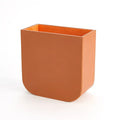 GLOBAL VIEWS RADIUS EDGE LEATHER WASTEBASKET - Decorative Accents