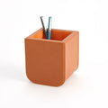 GLOBAL VIEWS RADIUS EDGE LEATHER PENCIL CUP - Decorative Accents
