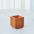 GLOBAL VIEWS RADIUS EDGE LEATHER PENCIL CUP - Decorative Accents