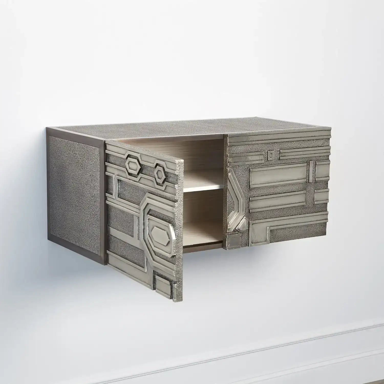 GLOBAL VIEWS ABSTRACT BLOCK CABINET - Cabinets & Bar