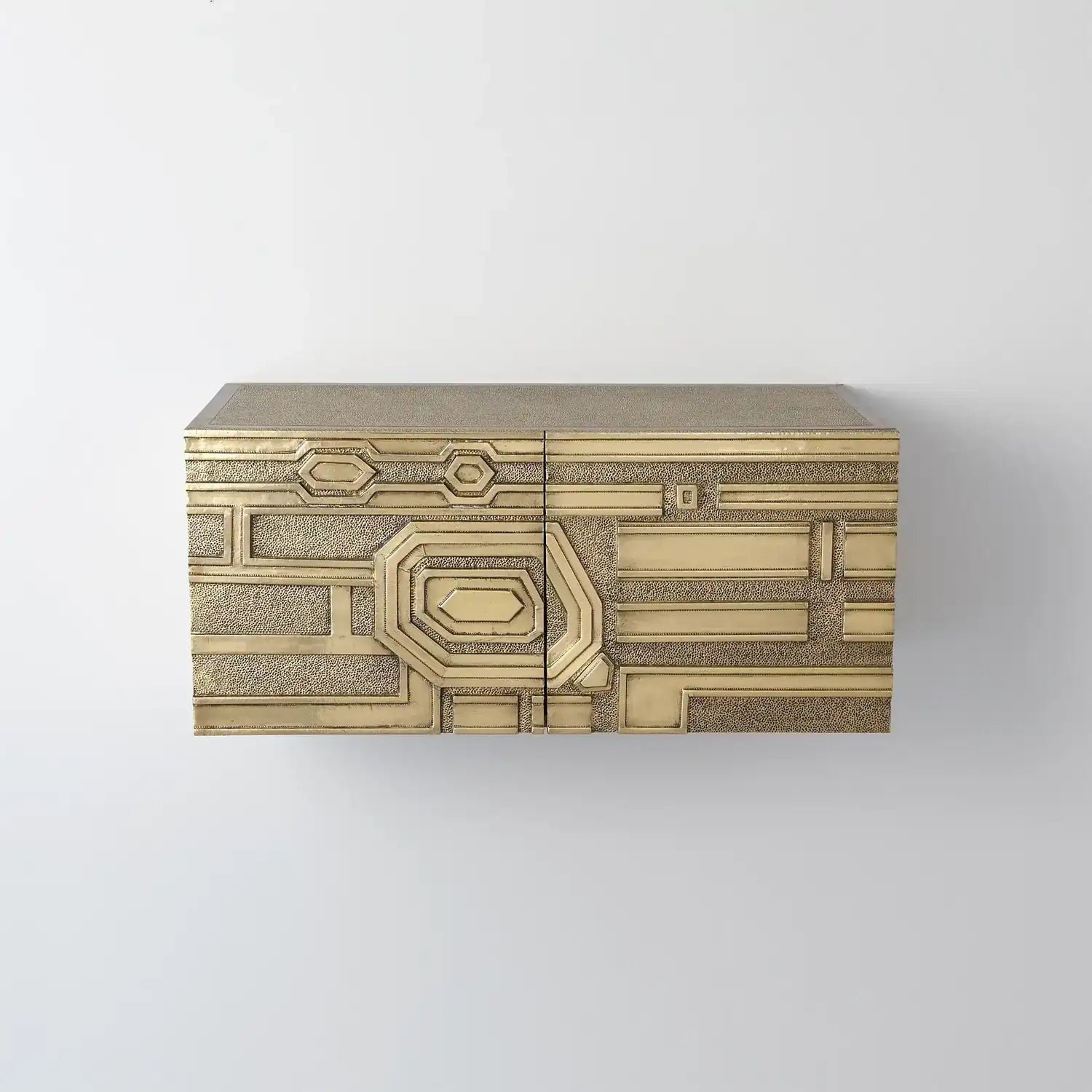 GLOBAL VIEWS ABSTRACT BLOCK CABINET - Cabinets & Bar