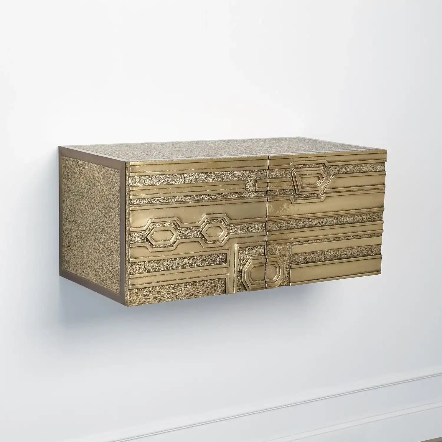 GLOBAL VIEWS ABSTRACT BLOCK CABINET - Cabinets & Bar