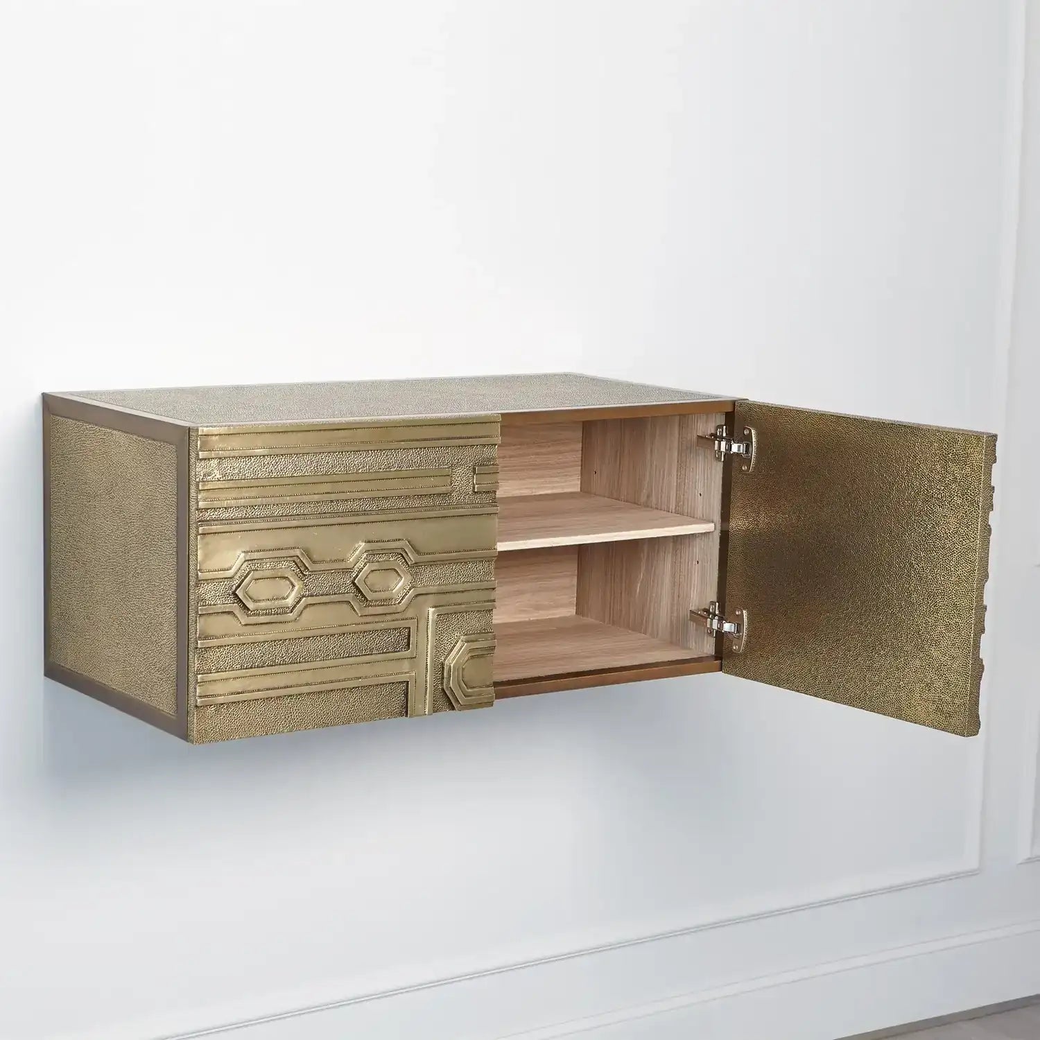 GLOBAL VIEWS ABSTRACT BLOCK CABINET - Cabinets & Bar