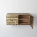 GLOBAL VIEWS ABSTRACT BLOCK CABINET - Cabinets & Bar