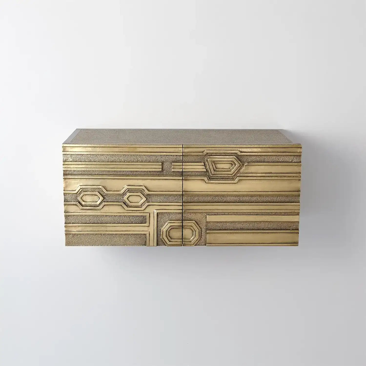 GLOBAL VIEWS ABSTRACT BLOCK CABINET - Cabinets & Bar