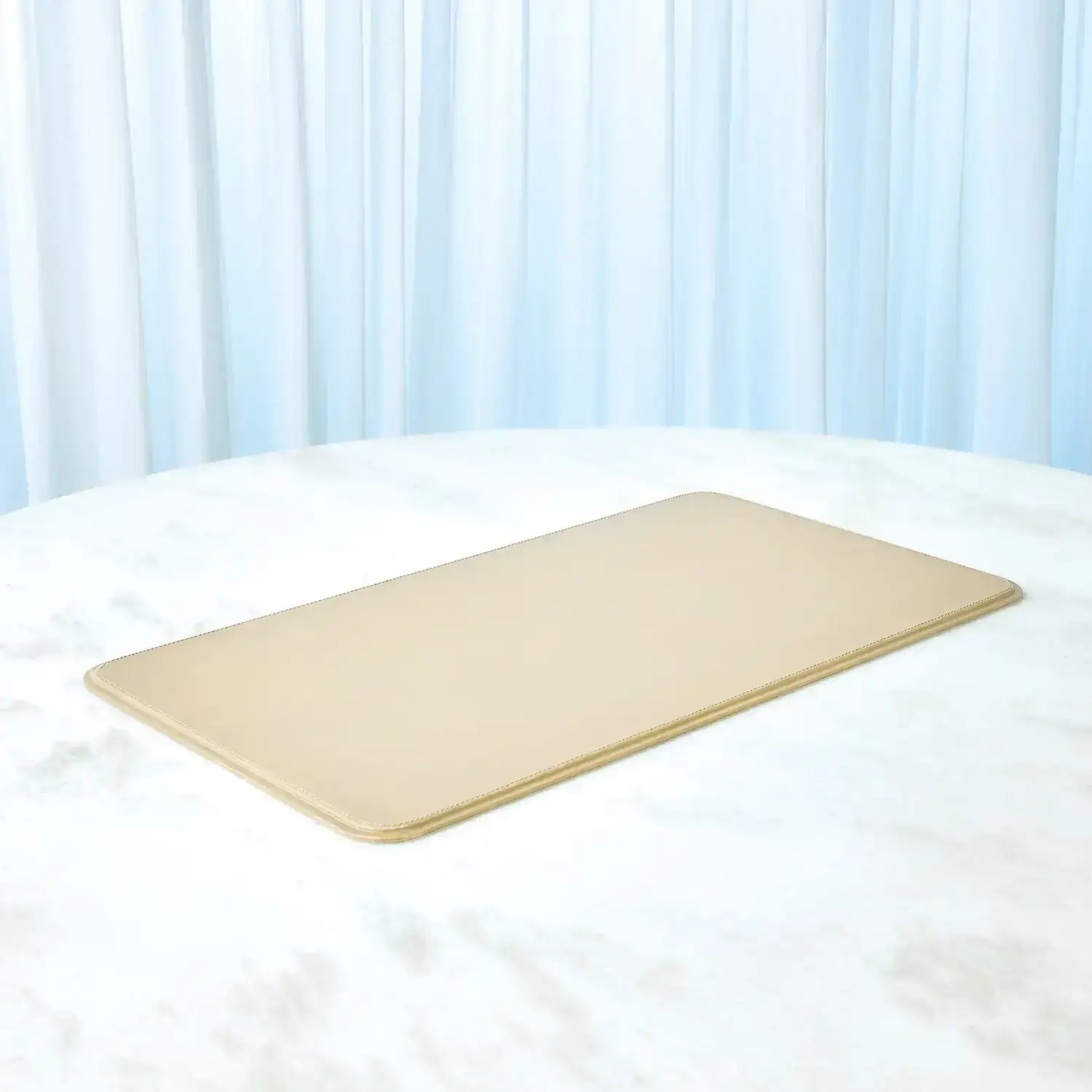 GLOBAL VIEWS RADIUS EDGE LEATHER DESK BLOTTER - Decorative Accents