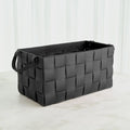 GLOBAL VIEWS SOFT WOVEN LEATHER BASKET - Decorative Accents