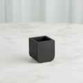 GLOBAL VIEWS RADIUS EDGE LEATHER PENCIL CUP - Decorative Accents