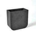 GLOBAL VIEWS RADIUS EDGE LEATHER WASTEBASKET - Decorative Accents