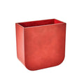 GLOBAL VIEWS RADIUS EDGE LEATHER WASTEBASKET - Decorative Accents