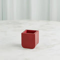 GLOBAL VIEWS RADIUS EDGE LEATHER PENCIL CUP - Decorative Accents