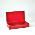 GLOBAL VIEWS MARBLED LEATHER D RING BOX - Decorative Accents