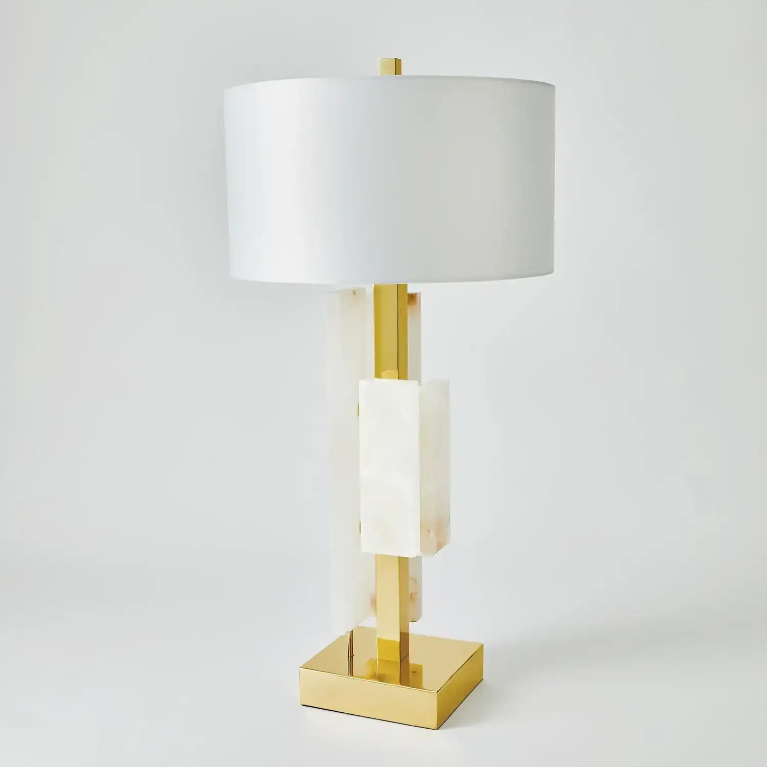 GLOBAL VIEWS, POSH BLOCK TABLE LAMP, TABLE LAMPS