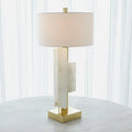 GLOBAL VIEWS, POSH BLOCK TABLE LAMP, TABLE LAMPS