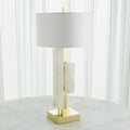 GLOBAL VIEWS, POSH BLOCK TABLE LAMP, TABLE LAMPS