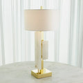 GLOBAL VIEWS, POSH BLOCK TABLE LAMP, TABLE LAMPS