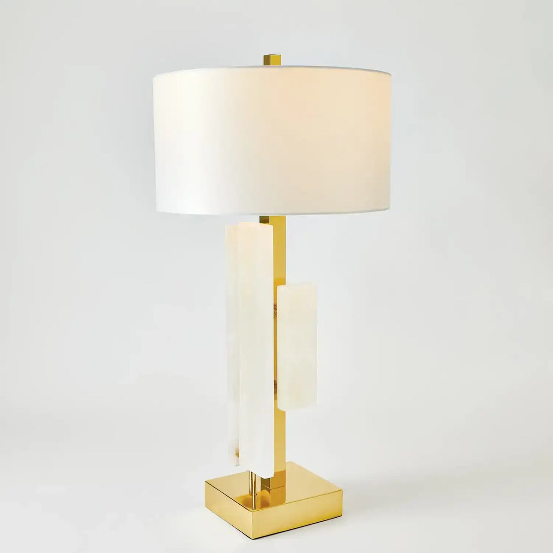 GLOBAL VIEWS, POSH BLOCK TABLE LAMP, TABLE LAMPS
