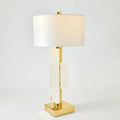 GLOBAL VIEWS, POSH BLOCK TABLE LAMP, TABLE LAMPS