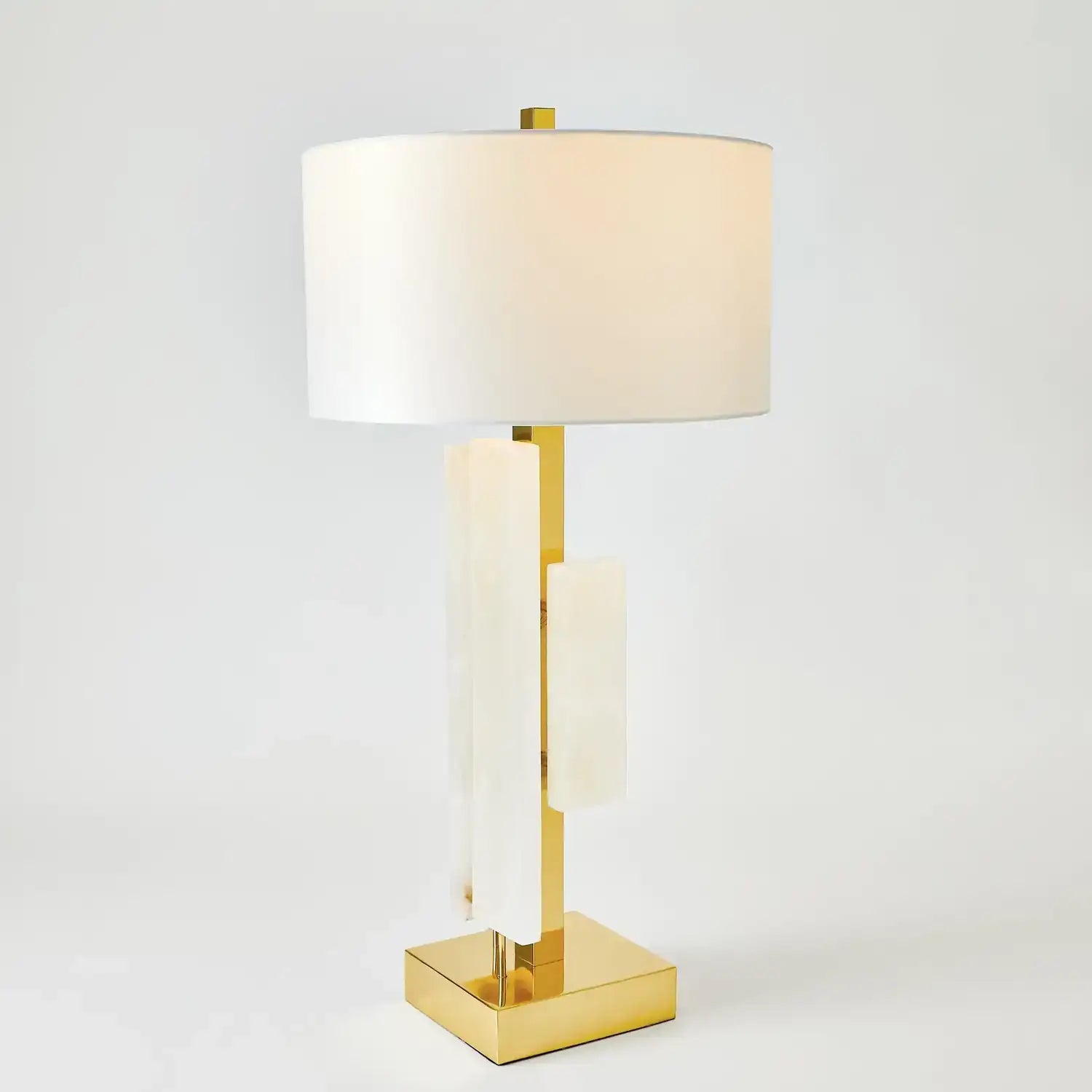 GLOBAL VIEWS, POSH BLOCK TABLE LAMP, TABLE LAMPS
