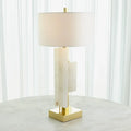 GLOBAL VIEWS, POSH BLOCK TABLE LAMP, TABLE LAMPS