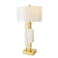 GLOBAL VIEWS, POSH BLOCK TABLE LAMP, TABLE LAMPS