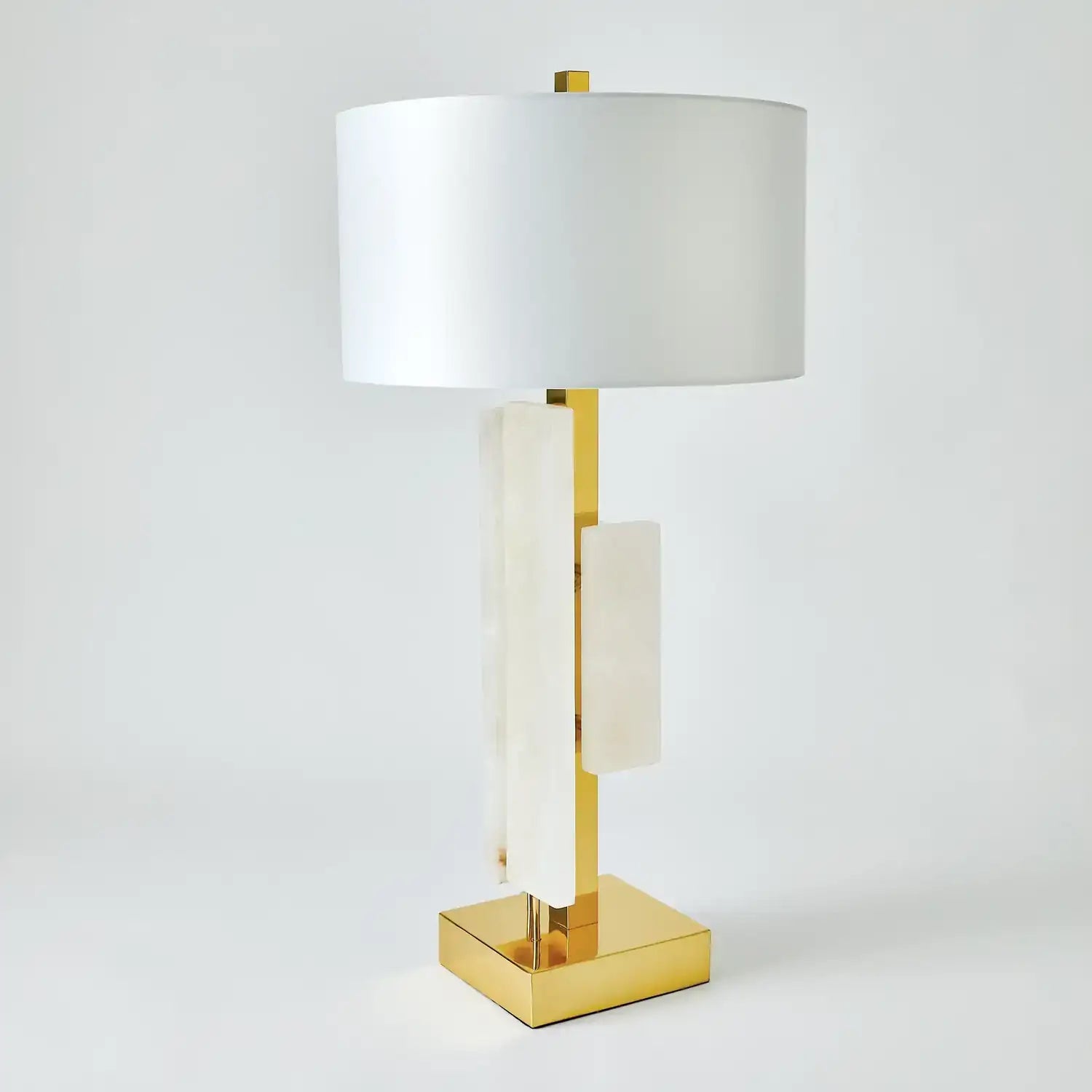 GLOBAL VIEWS, POSH BLOCK TABLE LAMP, TABLE LAMPS