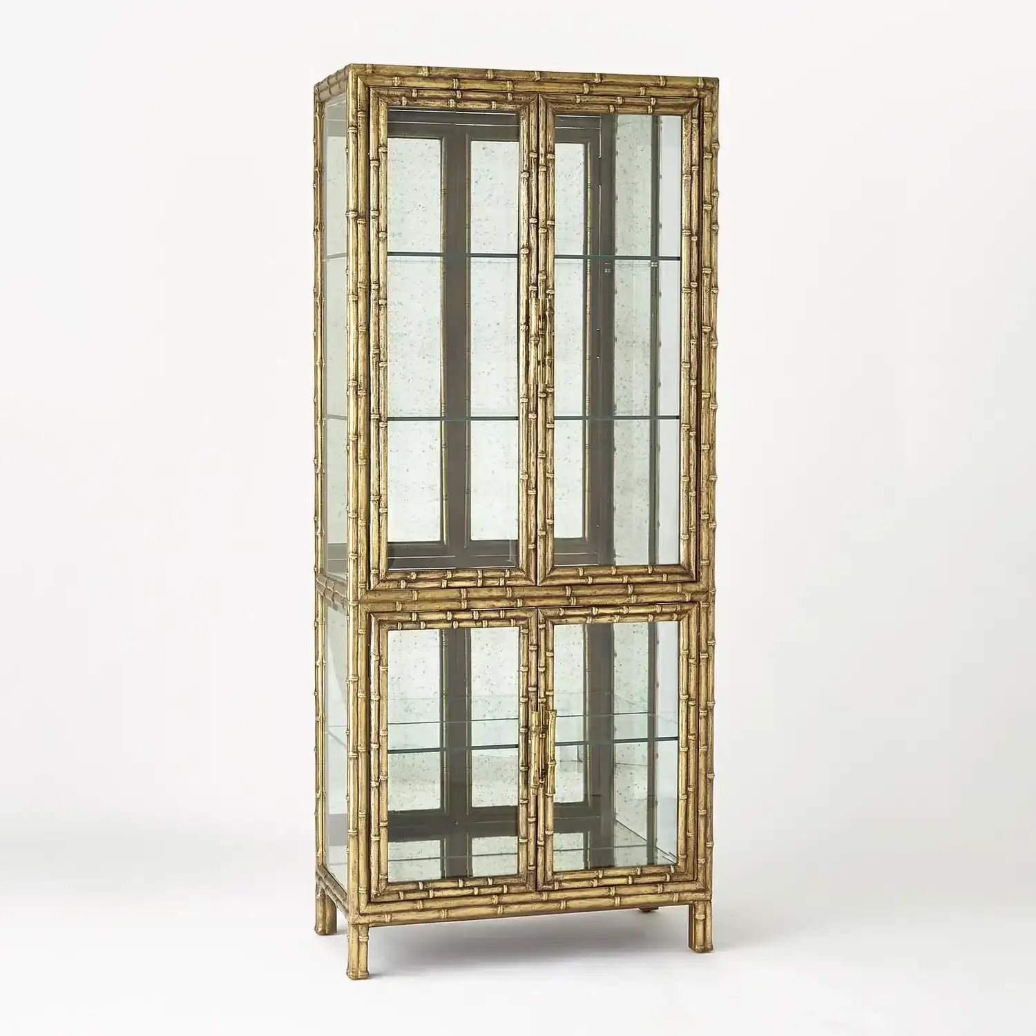GLOBAL VIEWS BAMBOO VITRINE - Cabinets & Bar