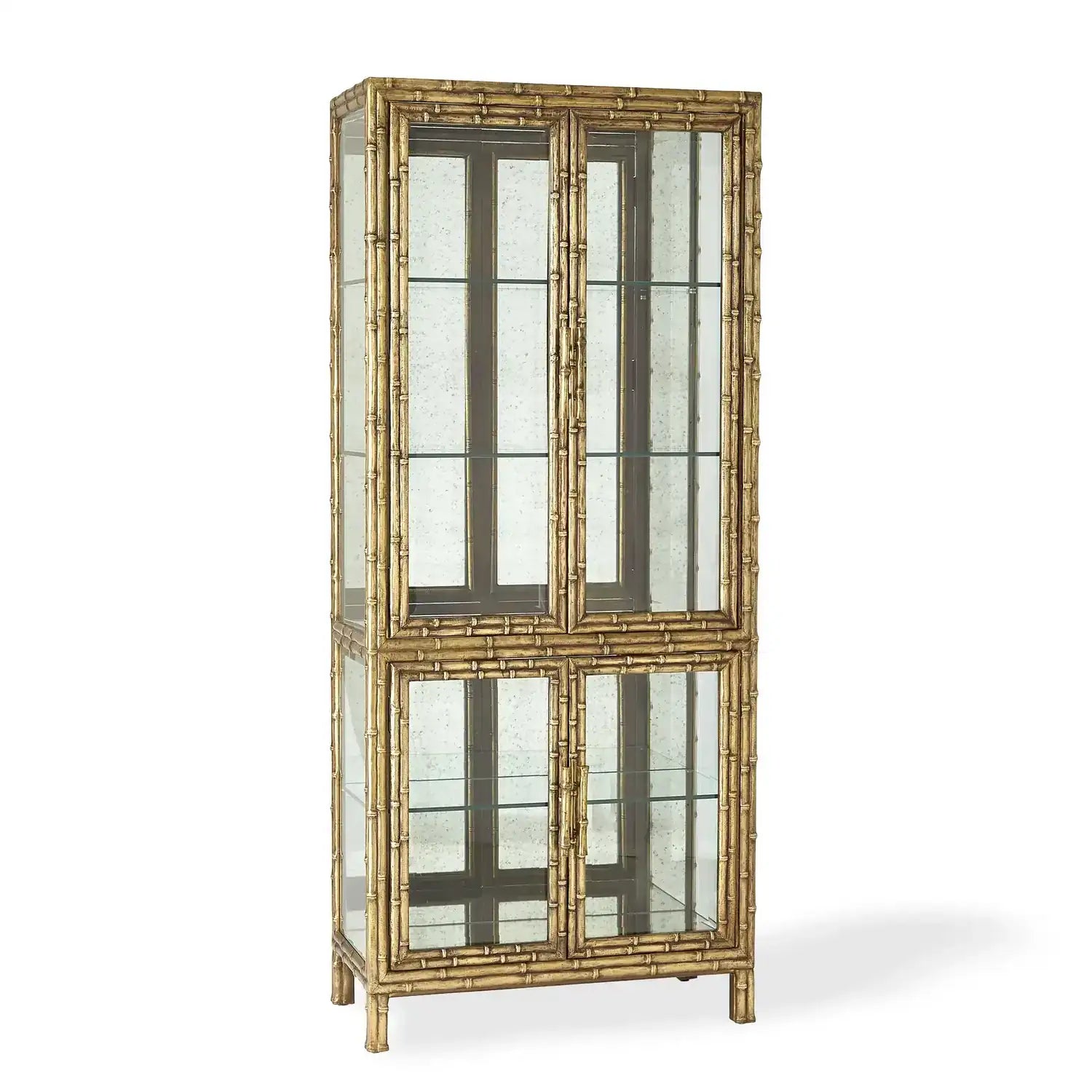 GLOBAL VIEWS BAMBOO VITRINE - Cabinets & Bar