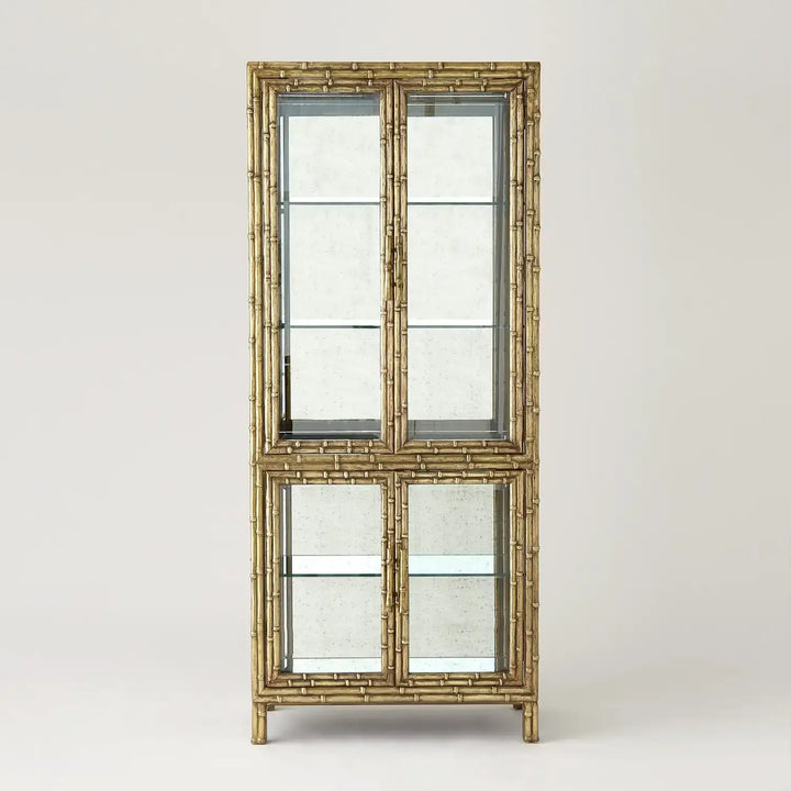 GLOBAL VIEWS BAMBOO VITRINE - Cabinets & Bar