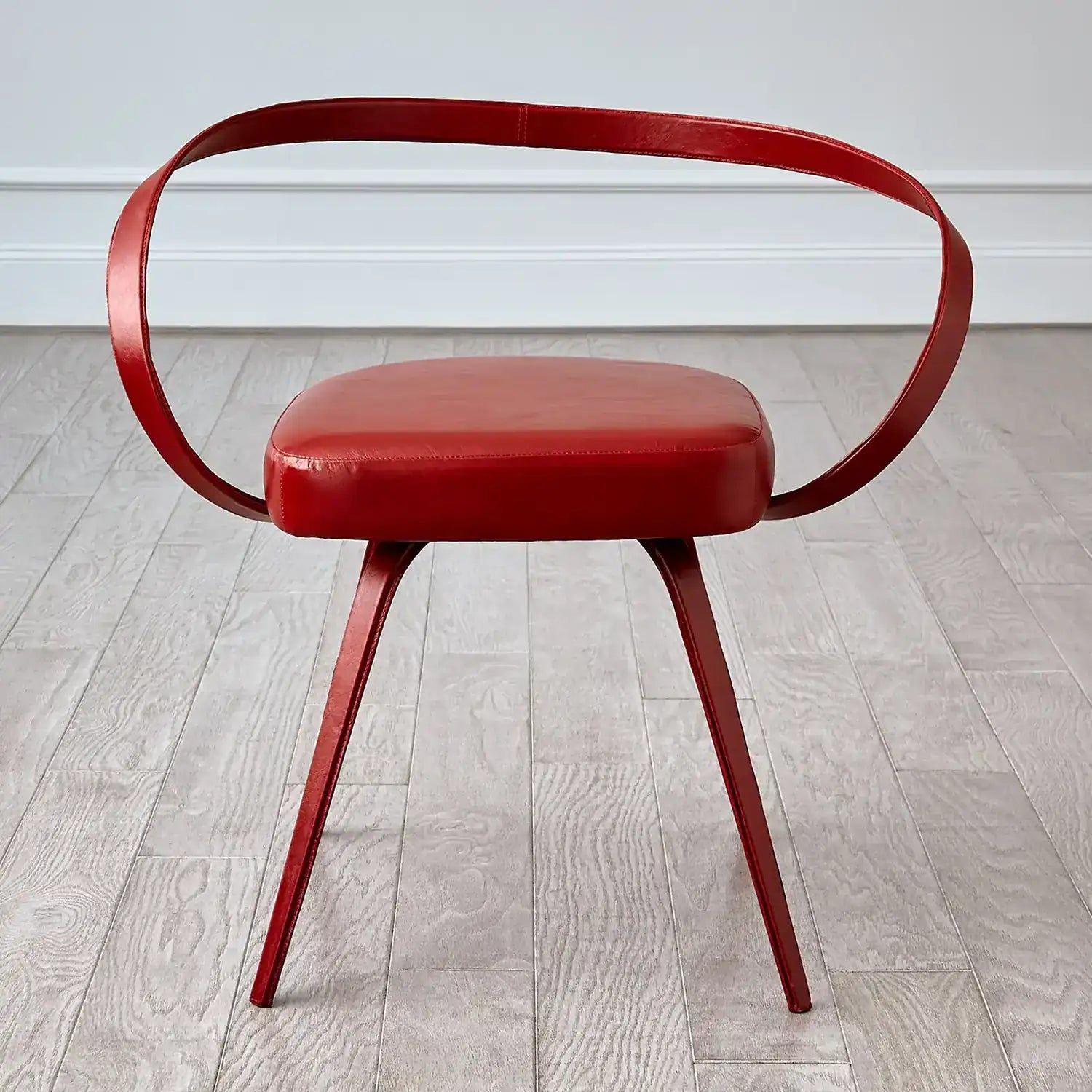 GLOBAL VIEWS ALL LEATHER CHAIR - Benches, Ottoman, Stools