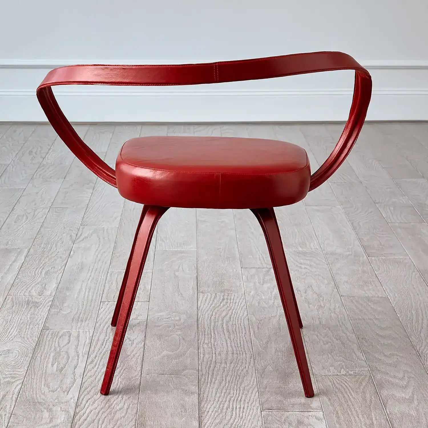 GLOBAL VIEWS ALL LEATHER CHAIR - Benches, Ottoman, Stools