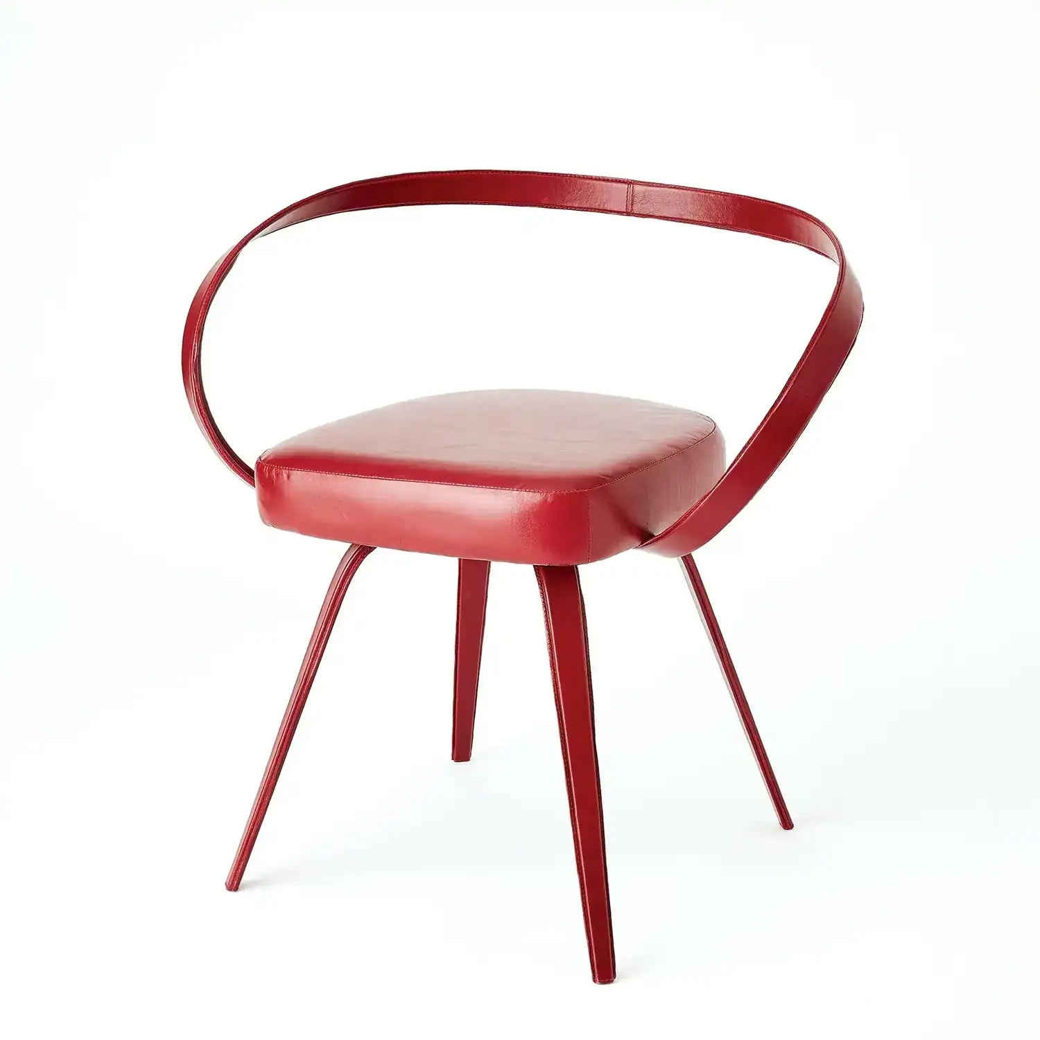 GLOBAL VIEWS ALL LEATHER CHAIR - Benches, Ottoman, Stools