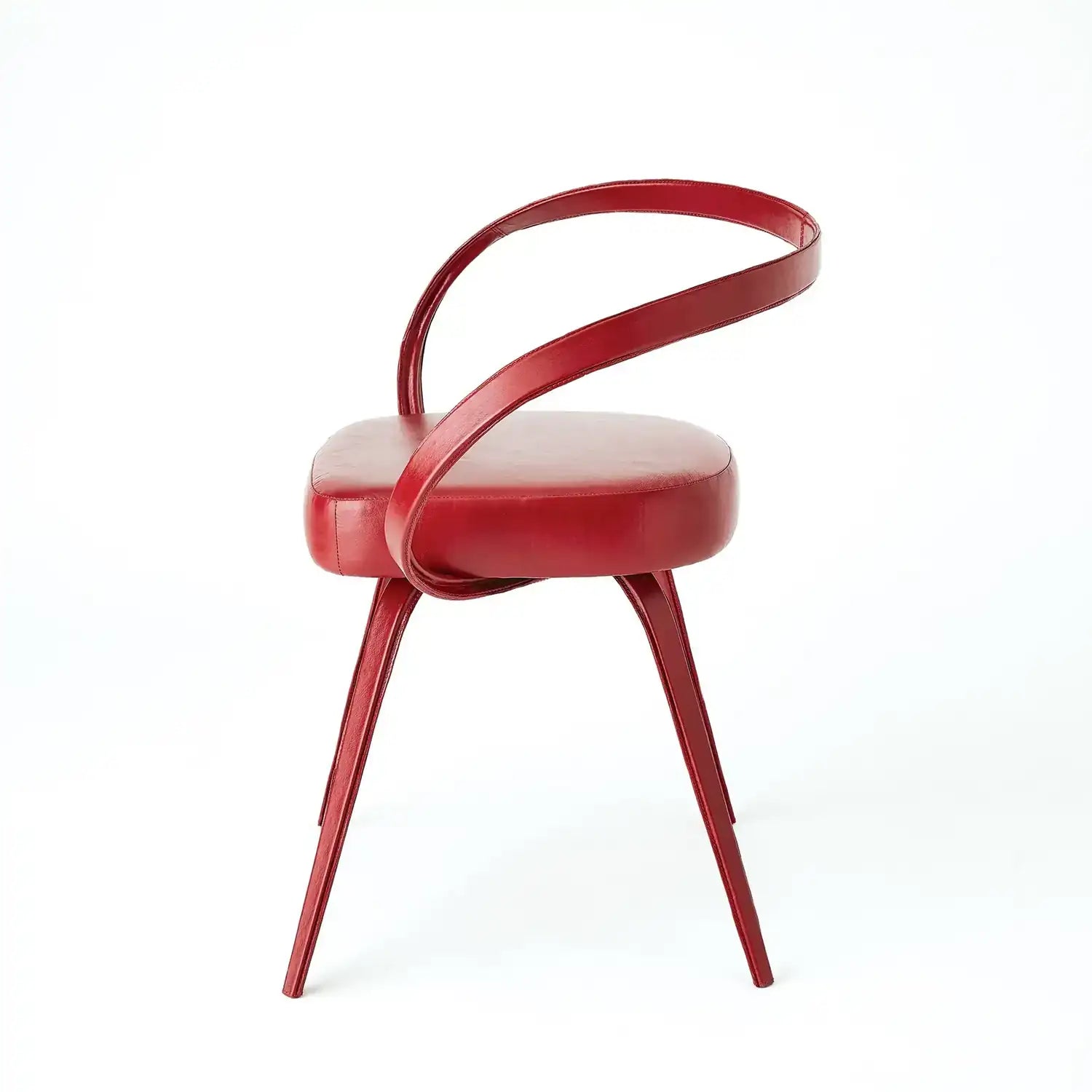 GLOBAL VIEWS ALL LEATHER CHAIR - Benches, Ottoman, Stools