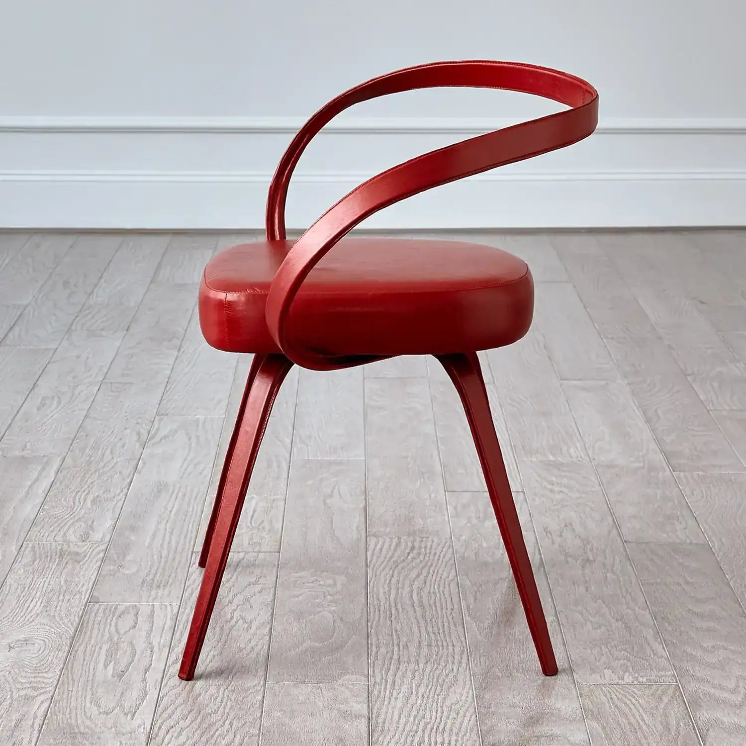 GLOBAL VIEWS ALL LEATHER CHAIR - Benches, Ottoman, Stools