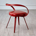GLOBAL VIEWS ALL LEATHER CHAIR - Benches, Ottoman, Stools