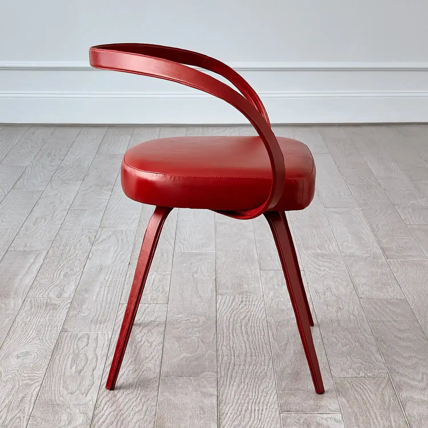 GLOBAL VIEWS ALL LEATHER CHAIR - Benches, Ottoman, Stools