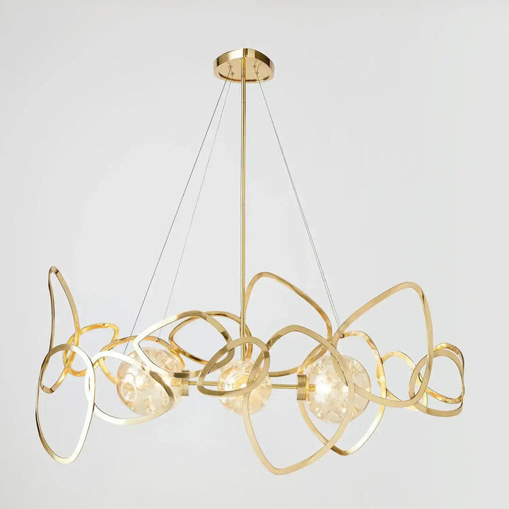 GLOBAL VIEWS, AURA CHANDELIER, CHANDELIER LIGHT
