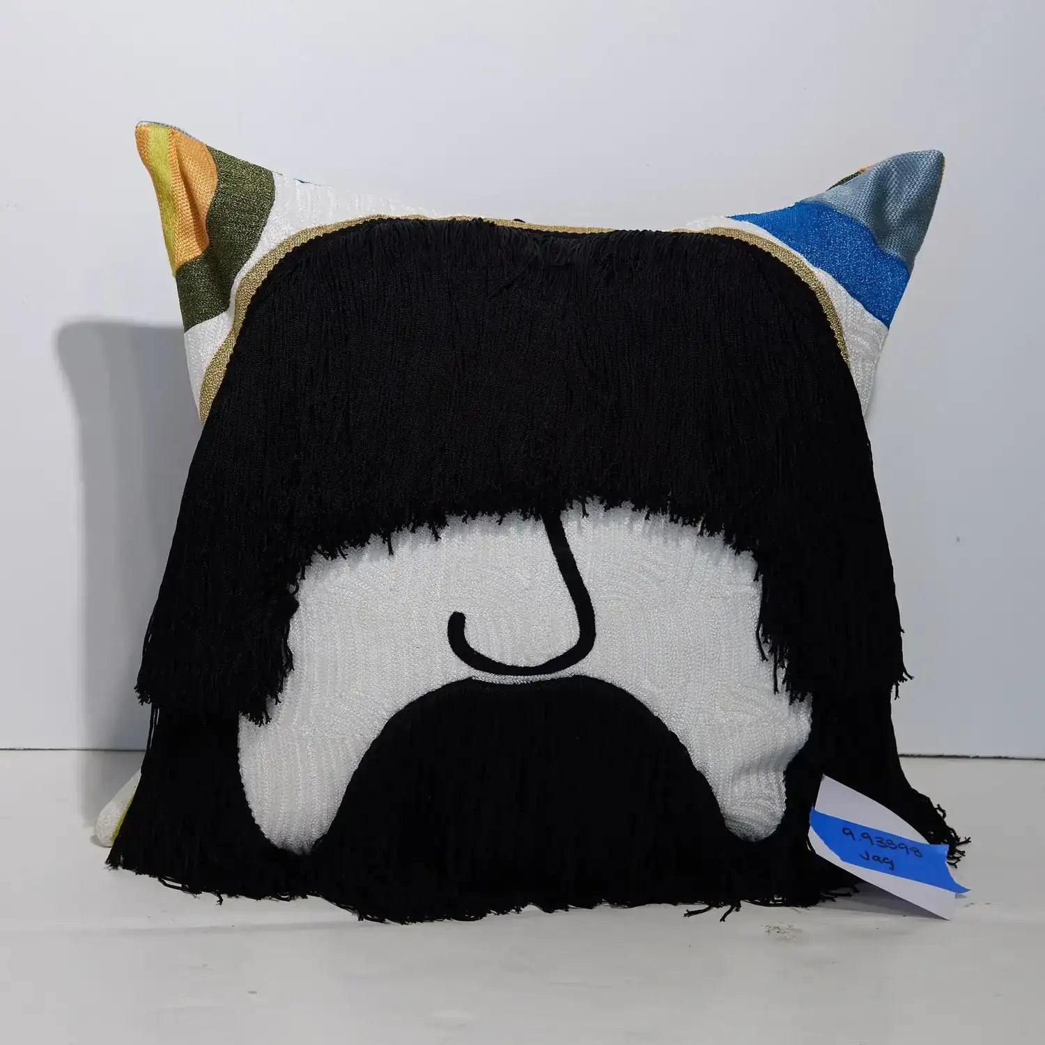 GLOBAL VIEWS JAG FRINGE PILLOW - Decorative Accents