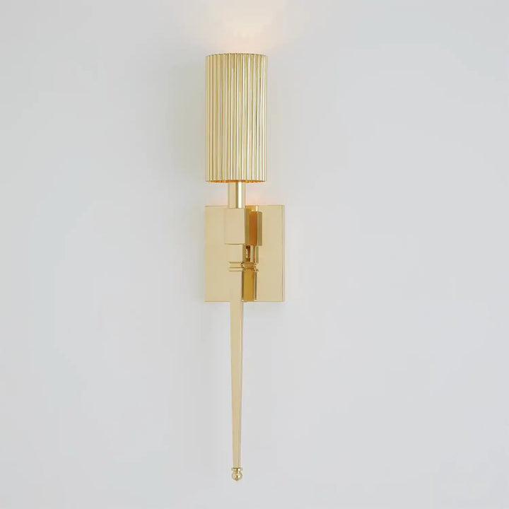 GLOBAL VIEWS, FLUTED SINGLE SCONCE, WALL SCONCES