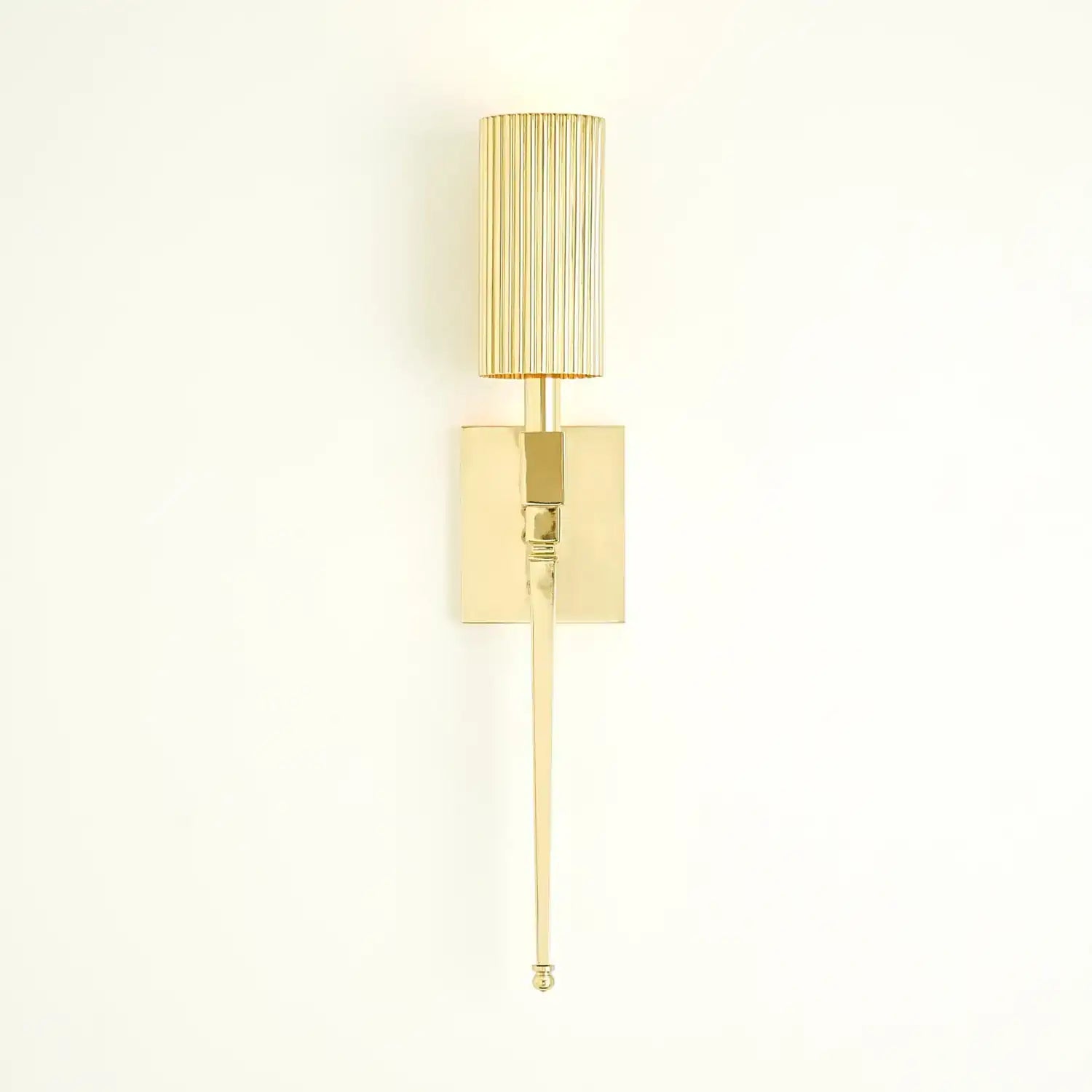 GLOBAL VIEWS, FLUTED SINGLE SCONCE, WALL SCONCES